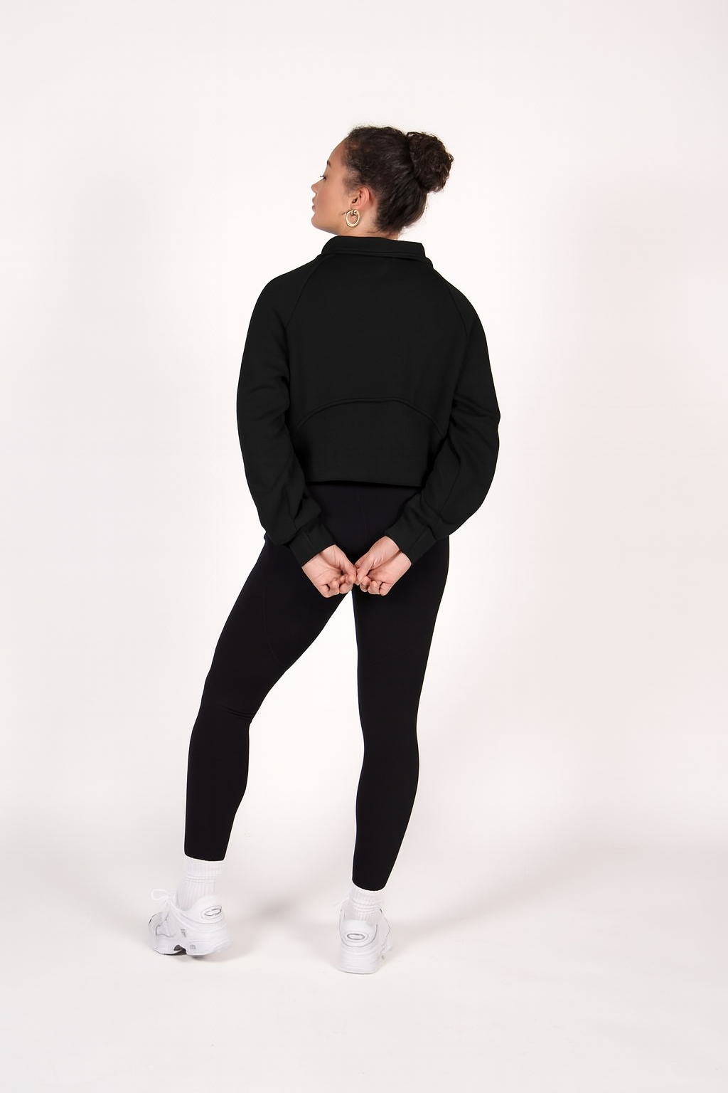 Zip hoodie Isa - Zwart