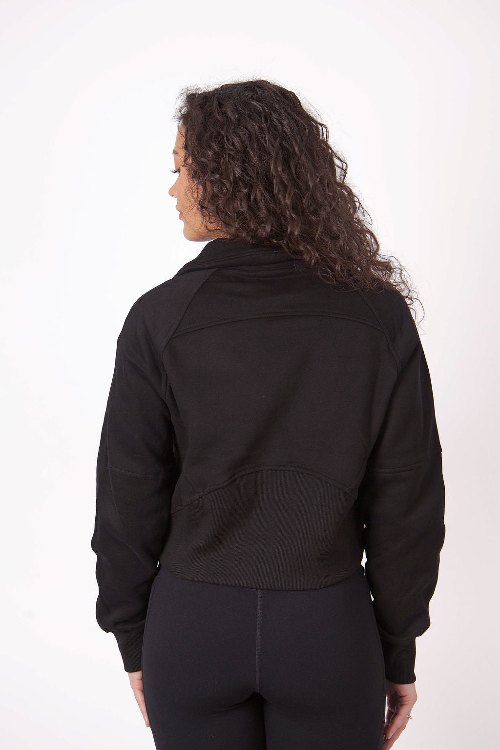 Zip hoodie Isa - Zwart