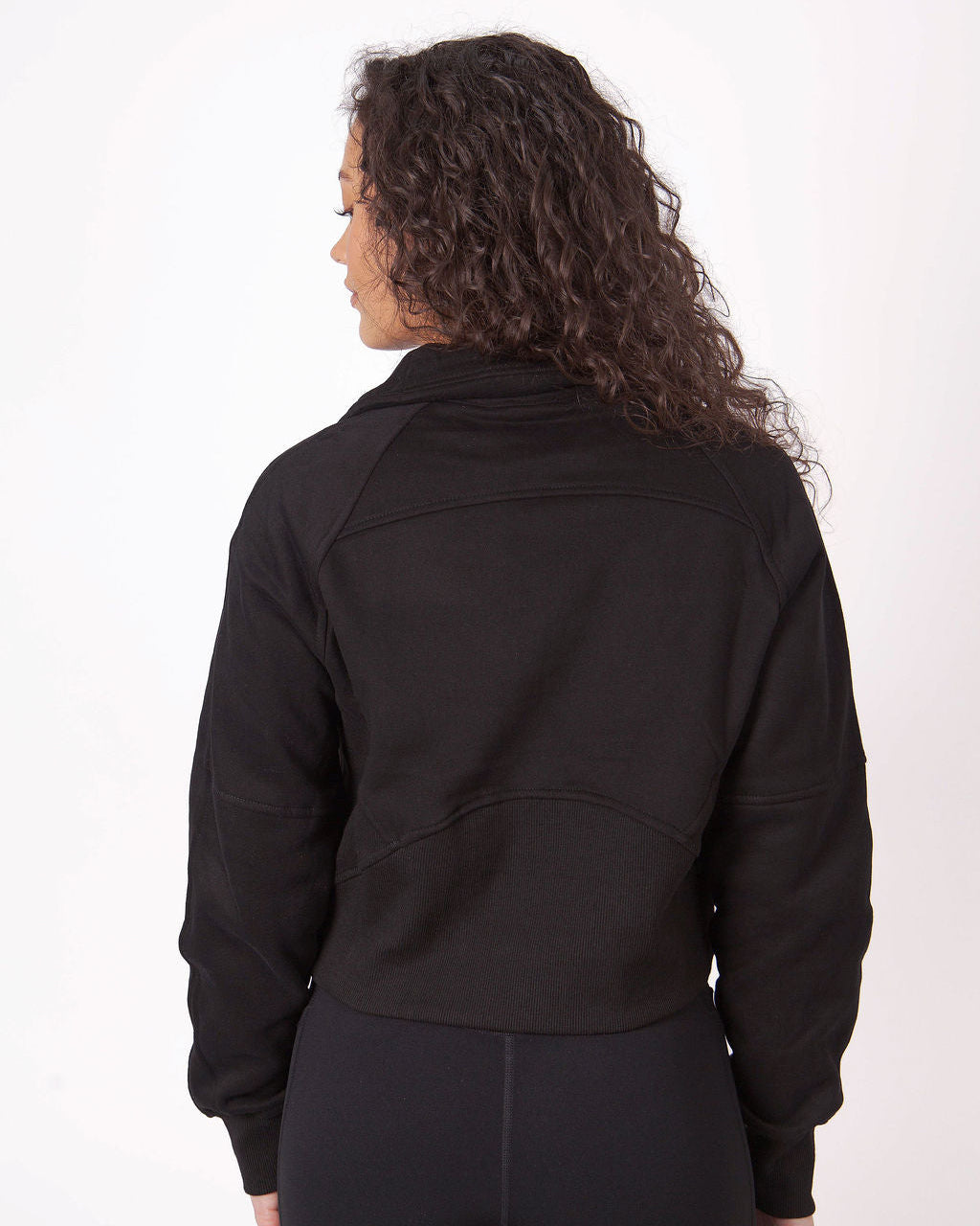 Zip hoodie Isa - Zwart